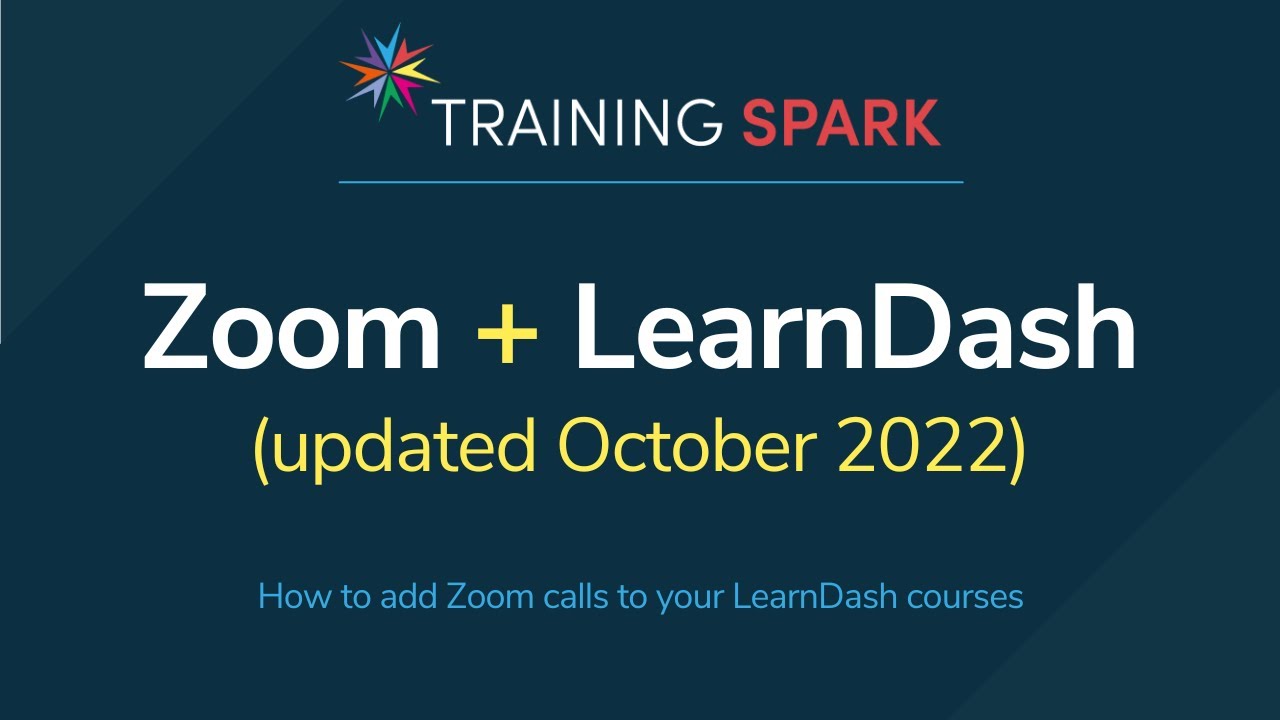 How to add Zoom webinars to your LearnDash courses