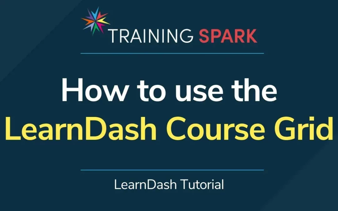 How to use the LearnDash Course Grid