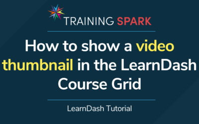How to show a video thumbnail in the LearnDash Course Grid