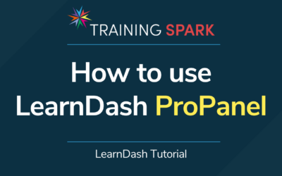 How to use LearnDash ProPanel